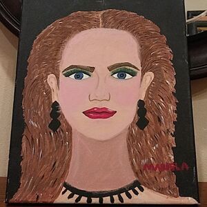 Acrilyc paint wall art 